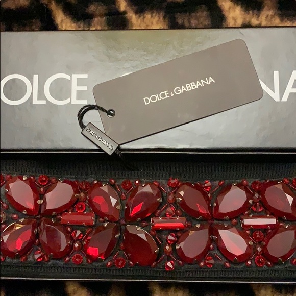 Dolce&Gabbana black silk belt main image 4